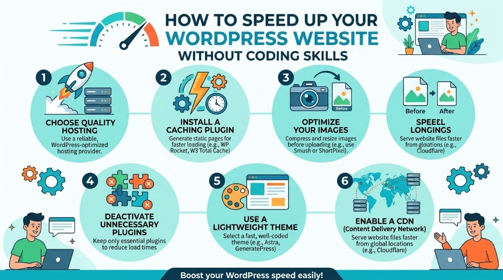SQL & RDBMS news: How to Speed Up Your WordPress Website Without Coding Skills — PC Tech Team